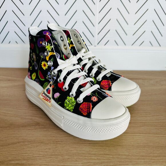 Converse Chuck Taylor All Star Move Fruits Floral 7 Womens Shoes Sneaker A06064C - Picture 12 of 14
